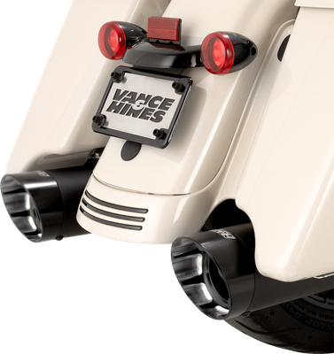 Vance & Hines Razorback 450 slip-on mufflers 47960 in Black, view 3