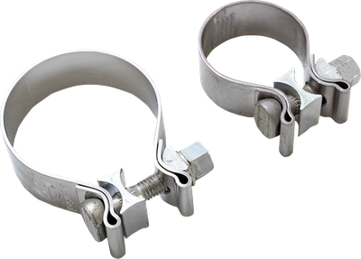 Vance & Hines Slip-On Muffler Clamps - M8 Touring - Slip-On Mufflers