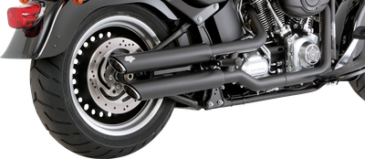 Vance & Hines Twin Slash 3 in. slip-on mufflers 46343 in Black, view 2