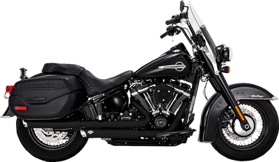 Vance & Hines Twin Slash 3 in. slip-on mufflers 46379 in Black, view 2