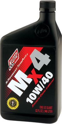KLOTZ OIL MX4 Synthetic Engine Oil - 10W-40 - 1 U.S. quart KL-860
