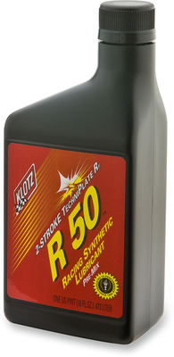 KLOTZ OIL R-50 Racing TechniPlate® Synthetic 2-Stroke Premix Oil - 1 US pint KL-102