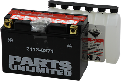 PARTS UNLIMITED AGM Battery - YT9B-BS CT9B-BS