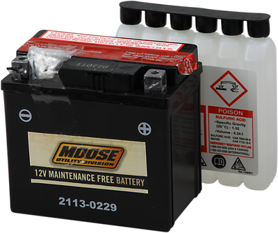 MOOSE OFFROAD AGM Battery - YTZ7S MTZ7S-BS
