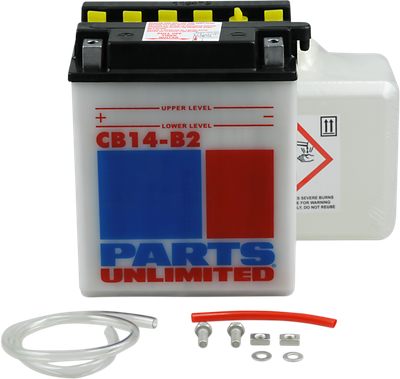 PARTS UNLIMITED Battery - YB14-B2 CB14-B2-FP