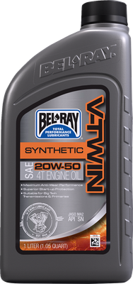 BEL-RAY V-Twin Synthetic Oil - 20W-50 - 1L 303133150160
