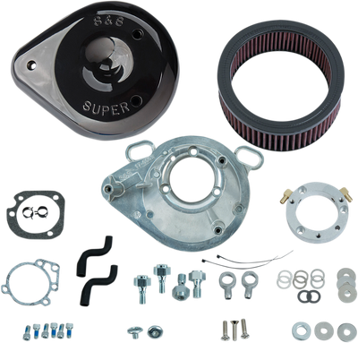 S&S CYCLE Teardrop Air Cleaner - Gloss Black 170-0304B