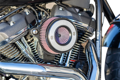 S&S CYCLE Air Stinger Stealth Air Cleaner Kit - Chrome Ring 170-0714A