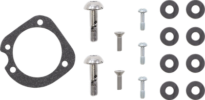 S&S CYCLE Air Stinger Stealth Air Cleaner Kit - Black Chrome Ring 170-0716A