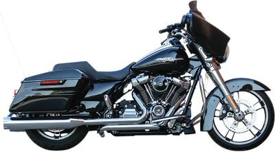 S&S CYCLE El Dorado Dual Exhaust System - Chrome - Chrome Tracer 550-0851A