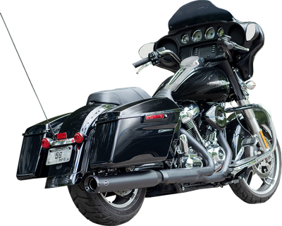 S&S CYCLE 2-into-1 Swindler Exhaust Conversion Kit - 4" - Black - M8 Touring 550-1139