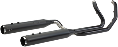 S&S CYCLE El Dorado Dual Exhaust System - Black - Black Thruster 550-0679B