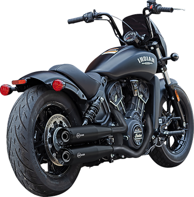 S&S CYCLE Grand National Slip-On Mufflers - Black - Race Only 4110-266-R