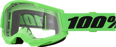 Strata 2 Goggle Neon Green Clear Lens