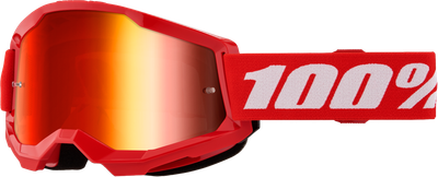 Strata 2 Goggle Red Mirror Red Lens