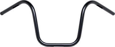 BILTWELL 1" Handlebar w/ TBW Plugs - Ape Hanger - Black 6004-2017