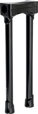 BILTWELL Murdock O/S Risers - 14" - Black 6413-201-14