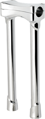 BILTWELL Murdock O/S Risers - 12" - Chrome 6413-105-12