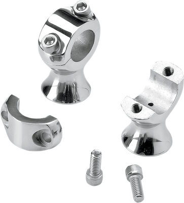 BILTWELL 1-3/4" Slimline Handlebar Risers - Polished 6401-302-175