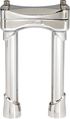 BILTWELL Murdock Handlebar Risers - 8" - Chrome 6403-105-08