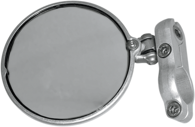 CRG Mirror - Hindsight LS - Side View - Round - Silver - Left - Each HSLS-201-L