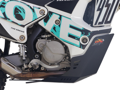 AXP RACING Adventure Skid Plate - Black - Kove - 450 '24/'26 AX1746
