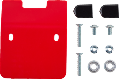 T.M. DESIGNWORKS Skid Plate - Red - Honda HOLG-470-RD