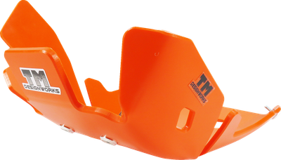 T.M. DESIGNWORKS Skid Plate - Orange - Gas Gas | Husqvarna | KTM KTMC-258-OR