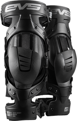 Axis Sport Knee Brace Pair Black/Black/Grey Lg