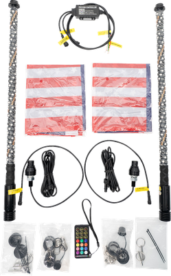 BRITE-LITES Whip Light - 2' - Quick Connect - Pair BL-WPSKIT2