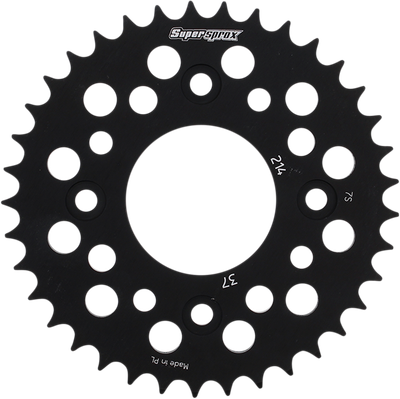 SUPERSPROX Rear Sprocket - Black - Honda - 37 Tooth RAL-214-37-BLK