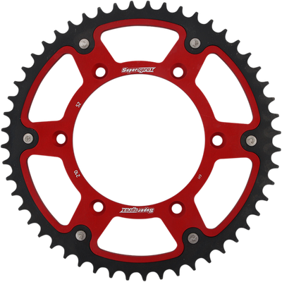 SUPERSPROX Stealth Rear Sprocket - 52 Tooth - Red - Honda RST-210-52-RED