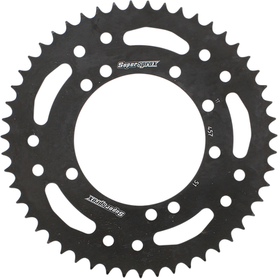 SUPERSPROX Steel Rear Sprocket - 51 Tooth RFE-457-51-BLK
