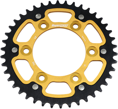 SUPERSPROX Stealth Rear Sprocket - 42 Tooth - Gold - Ducati RST-735-42-GLD