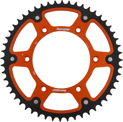 SUPERSPROX Stealth Rear Sprocket - 52 Tooth - Orange - Husaberg/Husqvarna/KTM RST-990-52-ORG