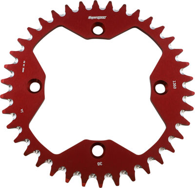 SUPERSPROX Rear Sprocket - Alloy - Red - 38-Tooth RAL-1350-38-RED