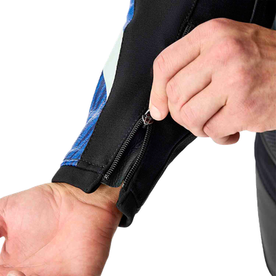 Tractech Evo D3o Jacket Blk/Blue Leather Sm