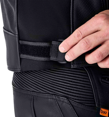 Tractech Evo D3o Jacket Blk/Whi Leather 3x