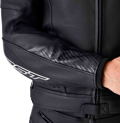 Tractech Evo D3o Jacket Blk/Whi Leather 2x