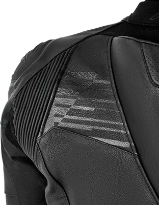 Tractech Evo D3o Jacket Black Leather 3x