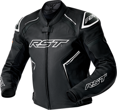 S1 D3o Leather Jacket Blk/Whi Xl