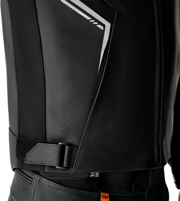 S1 D3o Leather Jacket Blk/Whi Lg