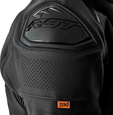 S1 D3o Leather Jacket Black Sm