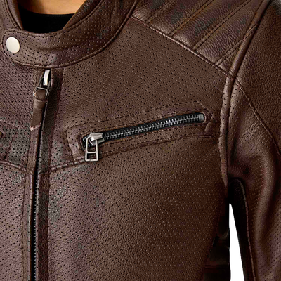 Womens Roadster Air D3o Jacket Brown Leather Lg