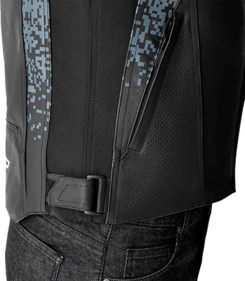 Ps Supersport K D3o Jacket Grey/Black Leather Sm