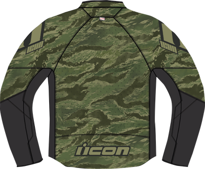 ICON Hooligan CE Tigersblood™ Jacket - Green - Large 2820-6154