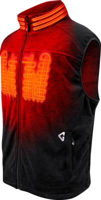 GERBING HEATED CLOTHING 7V Thermite Fleece Heated Vest 2.0 - Black - 2XL GER-TFVST-7V-M-B-XXL