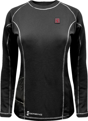 GERBING HEATED CLOTHING Women's 7V Heated Base Layer Shirt - Medium GER-BLS-7V-W-BLK-M