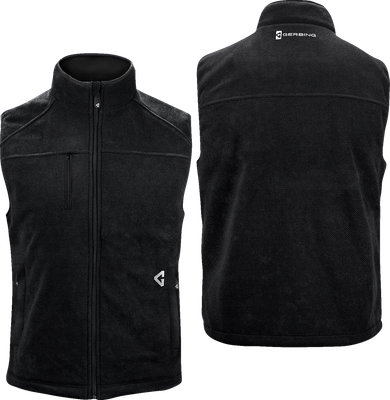 GERBING HEATED CLOTHING 7V Thermite Fleece Heated Vest 2.0 - Black - Medium GER-TFVST-7V-M-B-M