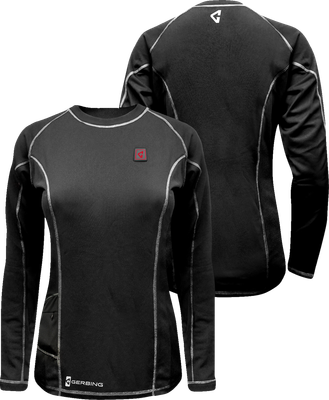 GERBING HEATED CLOTHING Women's 7V Heated Base Layer Shirt - XL GER-BLS-7V-W-BLK-XL
